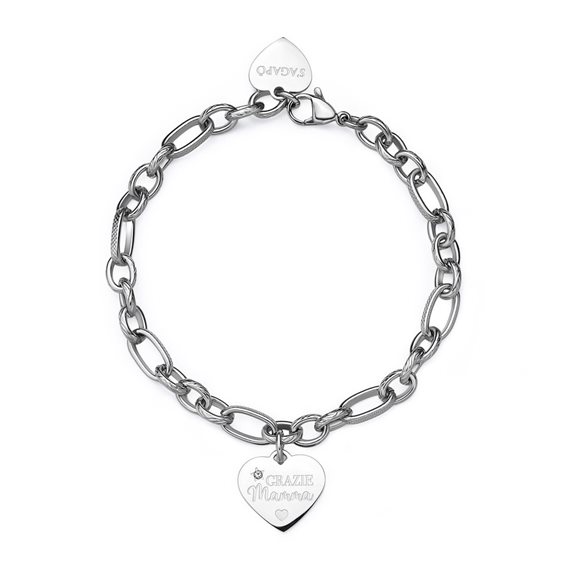 Bracciale Sagapo Donna in Acciaio chirurgico (316L) SBY015 - SBY015
